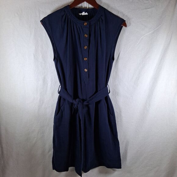 A Loves A Dresses & Skirts - a loves a - Womens Navy Dress Belted S Sleeveless Career Casual Cocktail New